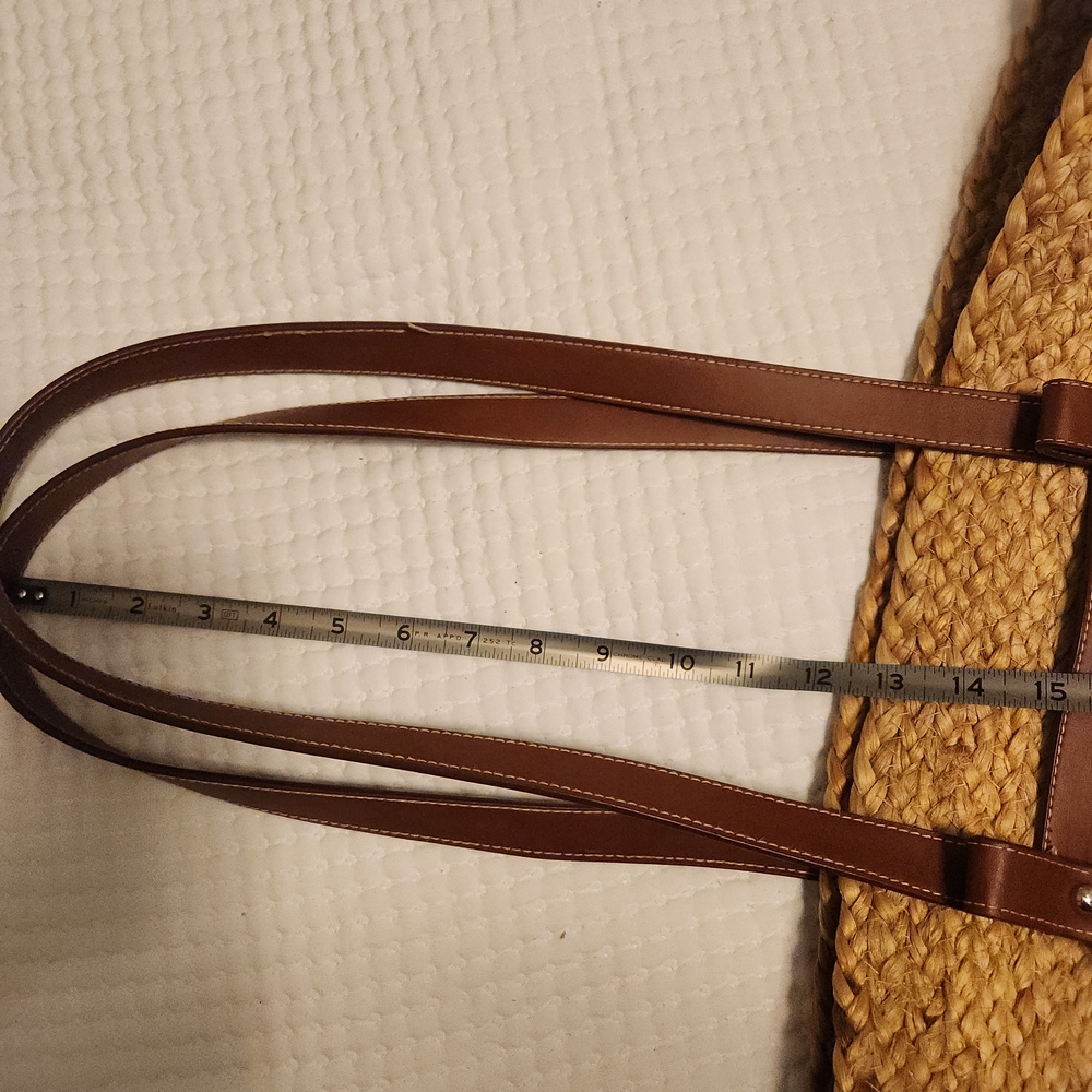 Brown Woven Tote Bag - Picture 7 of 7